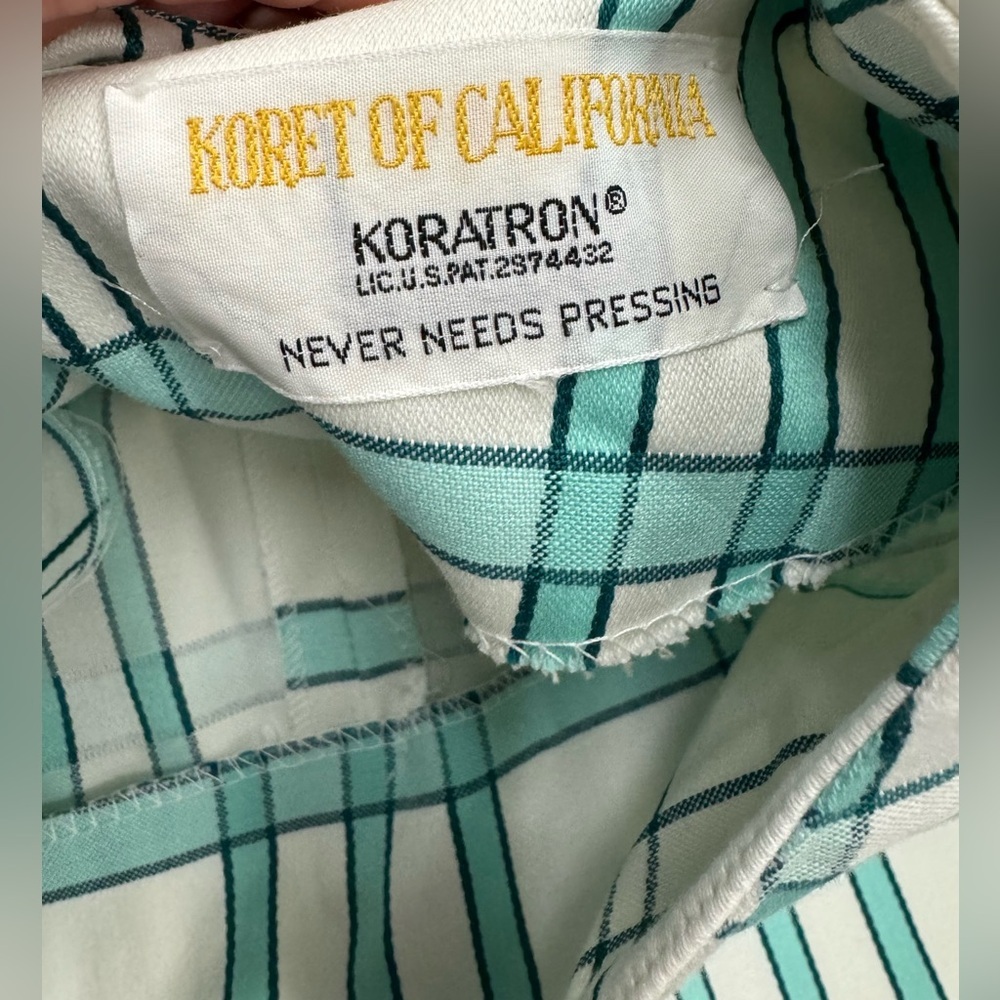 vintage high-waisted plaid SKORT from the brand Koret of California